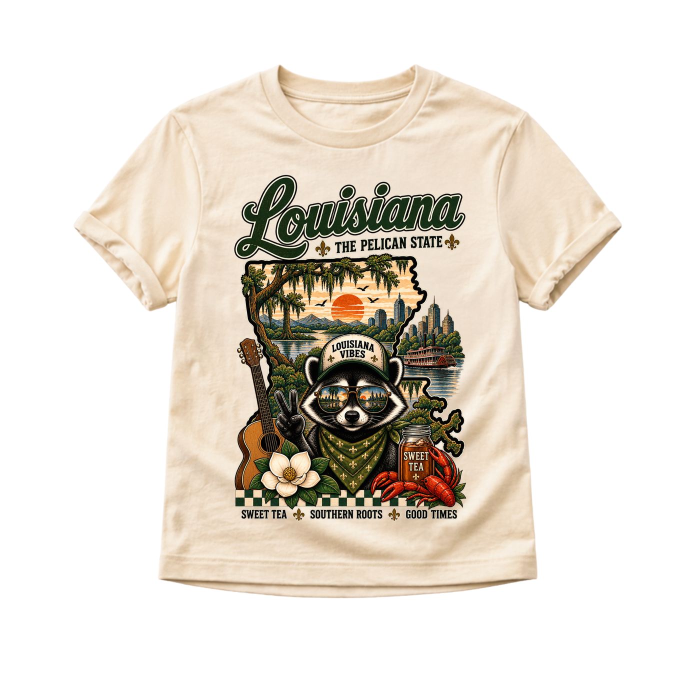 Louisiana Kids Shirt, Louisiana Baby Bodysuit, Toddler Louisiana Shirt, Pelican State Tee, Southern Baby Gift, Louisiana Souvenir