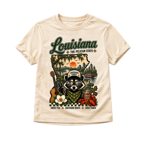 Louisiana Kids Shirt, Louisiana Baby Bodysuit, Toddler Louisiana Shirt, Pelican State Tee, Southern Baby Gift, Louisiana Souvenir