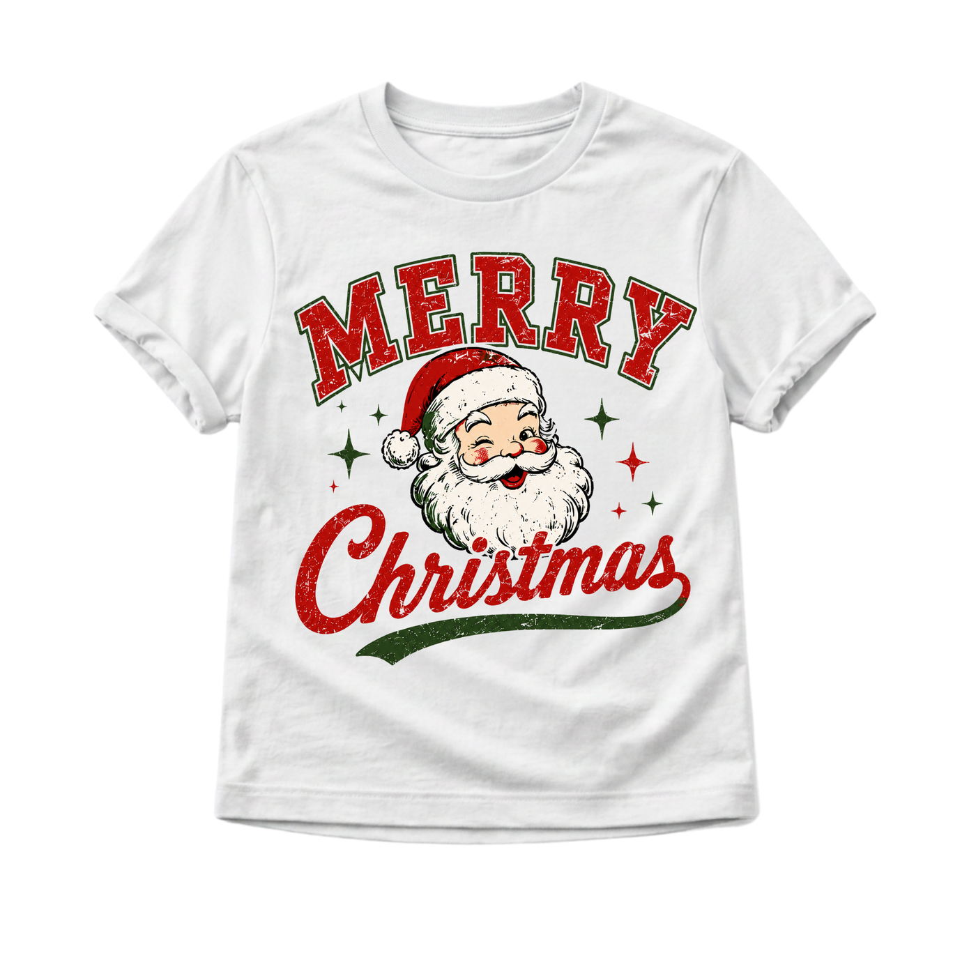 Vintage Merry Christmas Shirt, Santa Christmas Shirt, Baby Christmas Outfit, Toddler Christmas Tee, Retro Holiday Shirt, Kids Christmas Shirt