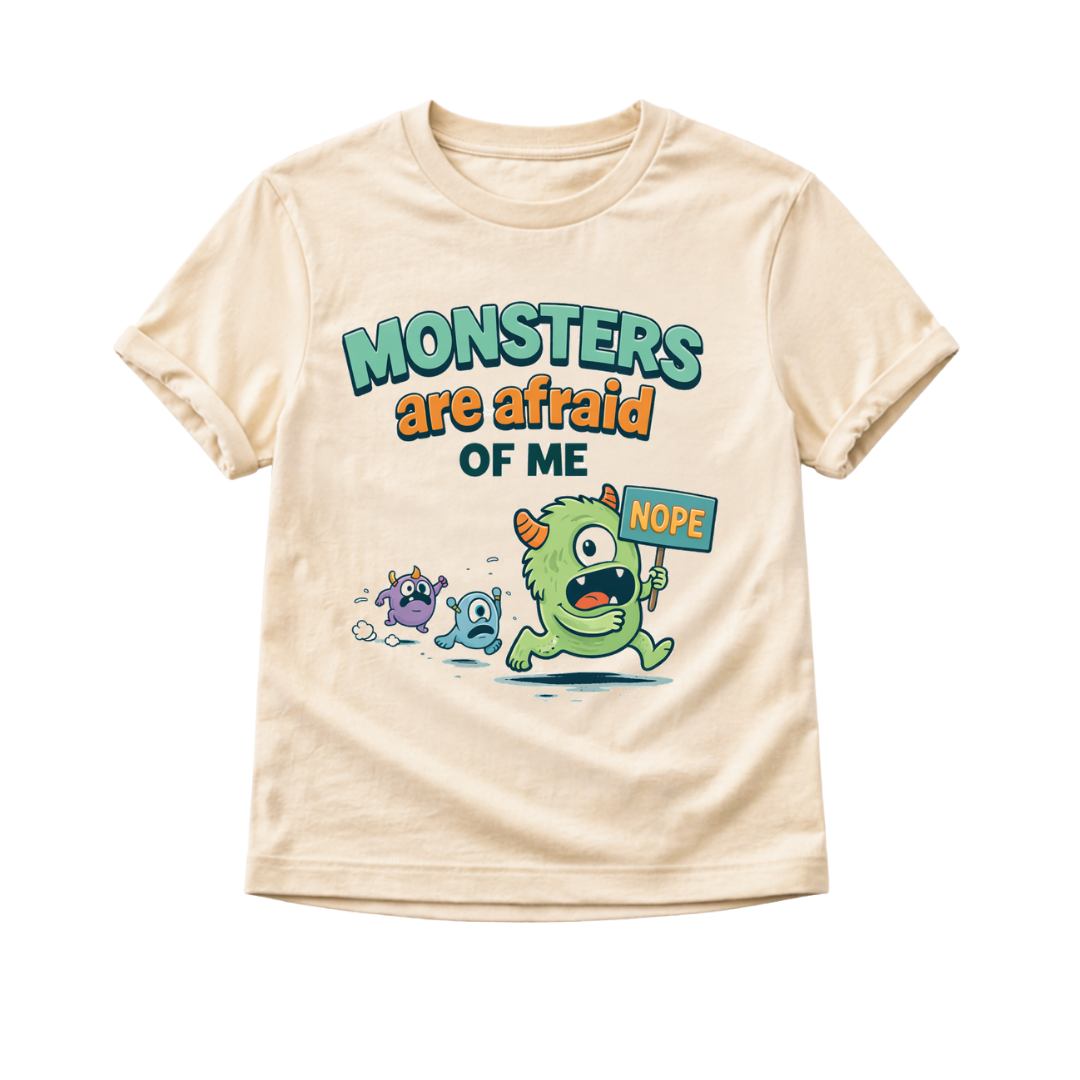 Monsters Are Afraid of Me Toddler