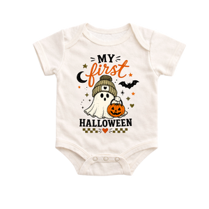 Baby's First Halloween Bodysuit, My First Halloween Outfit, Ghost Baby Shirt, Halloween Baby Clothes, Newborn Halloween Bodysuit, Fall Baby Outfit