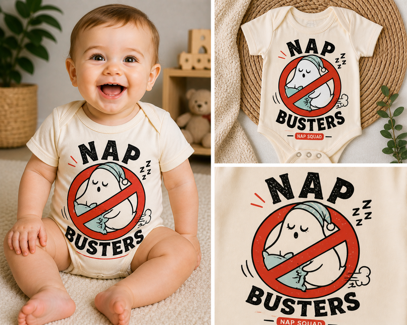 Nap Busters Onesie