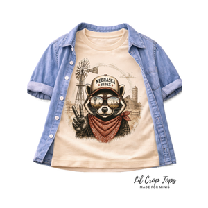 Nebraska Kids Shirt, Nebraska Baby Bodysuit, Toddler Nebraska Tee, Midwest Farm Kids Shirt, Nebraska Baby Gift, Farm Animal Tee
