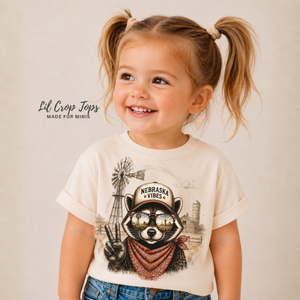 Nebraska Kids Shirt, Nebraska Baby Bodysuit, Toddler Nebraska Tee, Midwest Farm Kids Shirt, Nebraska Baby Gift, Farm Animal Tee