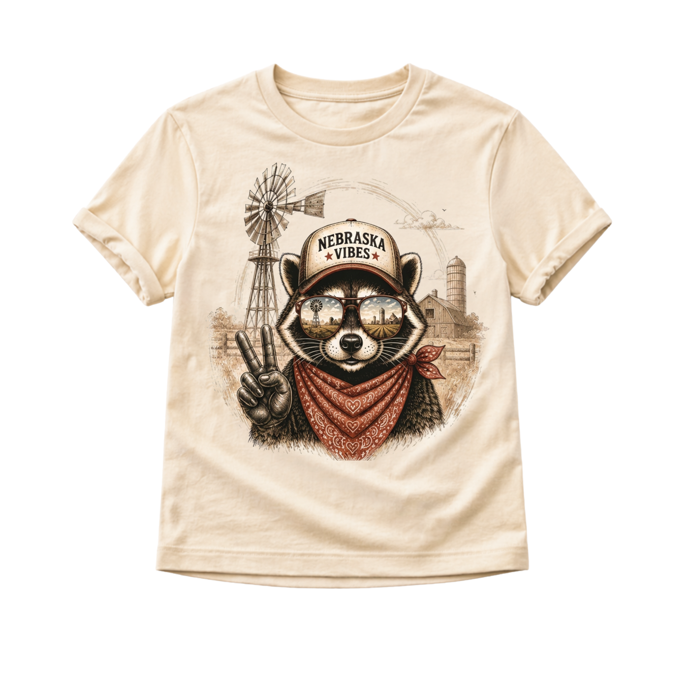 Nebraska Kids Shirt, Nebraska Baby Bodysuit, Toddler Nebraska Tee, Midwest Farm Kids Shirt, Nebraska Baby Gift, Farm Animal Tee