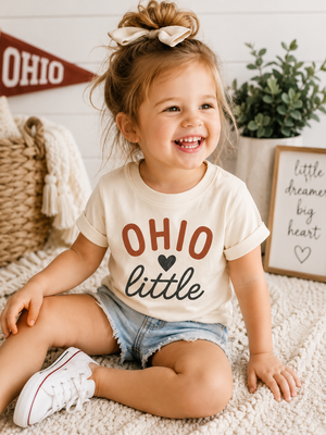Ohio Kids Shirt, Ohio Baby Bodysuit, Ohio Toddler Shirt, Ohio Little Tee, Ohio Baby Gift, Buckeye State Kids Shirt