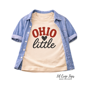 Ohio Kids Shirt, Ohio Baby Bodysuit, Ohio Toddler Shirt, Ohio Little Tee, Ohio Baby Gift, Buckeye State Kids Shirt