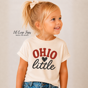 Ohio Kids Shirt, Ohio Baby Bodysuit, Ohio Toddler Shirt, Ohio Little Tee, Ohio Baby Gift, Buckeye State Kids Shirt