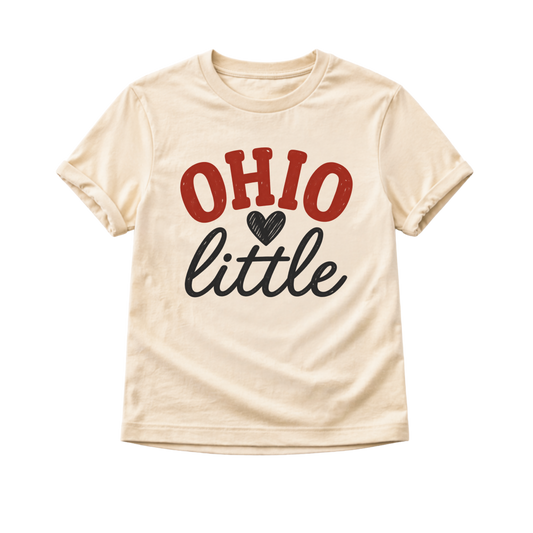 Ohio Kids Shirt, Ohio Baby Bodysuit, Ohio Toddler Shirt, Ohio Little Tee, Ohio Baby Gift, Buckeye State Kids Shirt