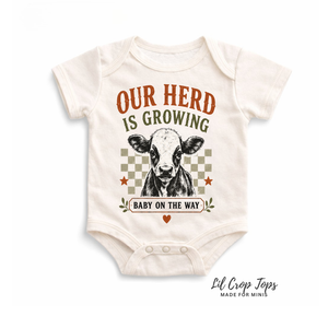 Our Herd Is Growing Onesie