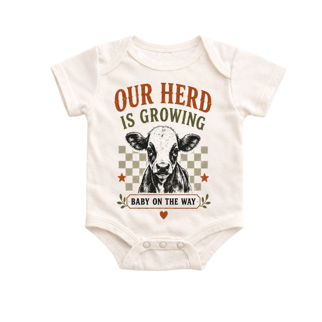 Our Herd Is Growing Onesie