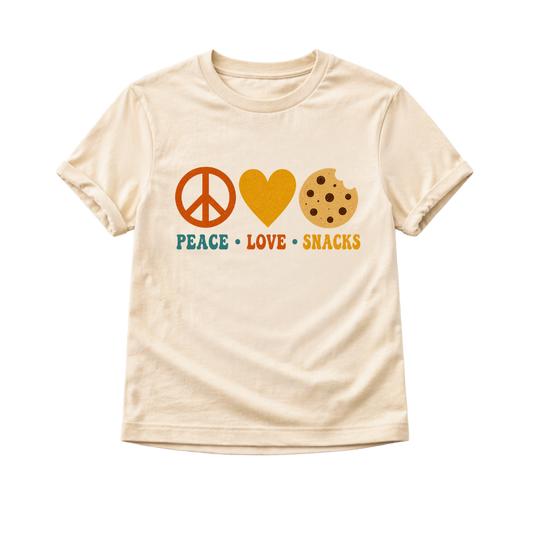 Peace Love Snacks Toddler