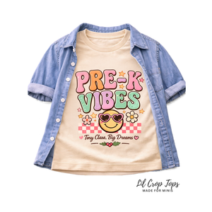 Pre K Vibes Shirt, First Day of Pre K Shirt, Preschool Shirt, Back to School Shirt, Toddler School Shirt, Pre K Outfit, Kids School Tee