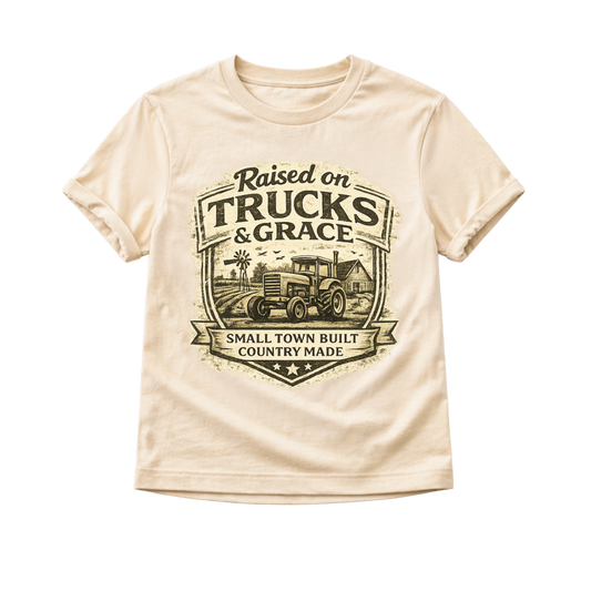 Raised on Trucks and Grace Toddler