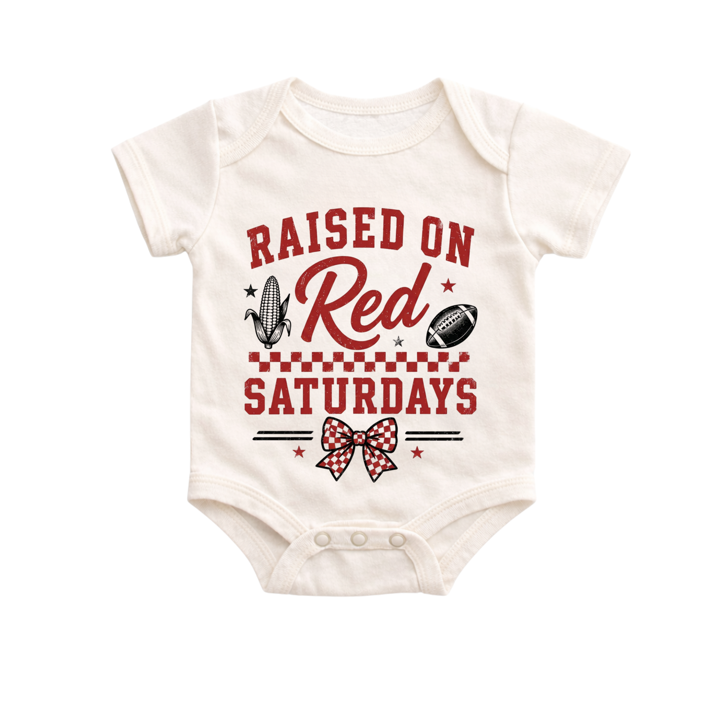 Raised on Red Saturdays Onesie