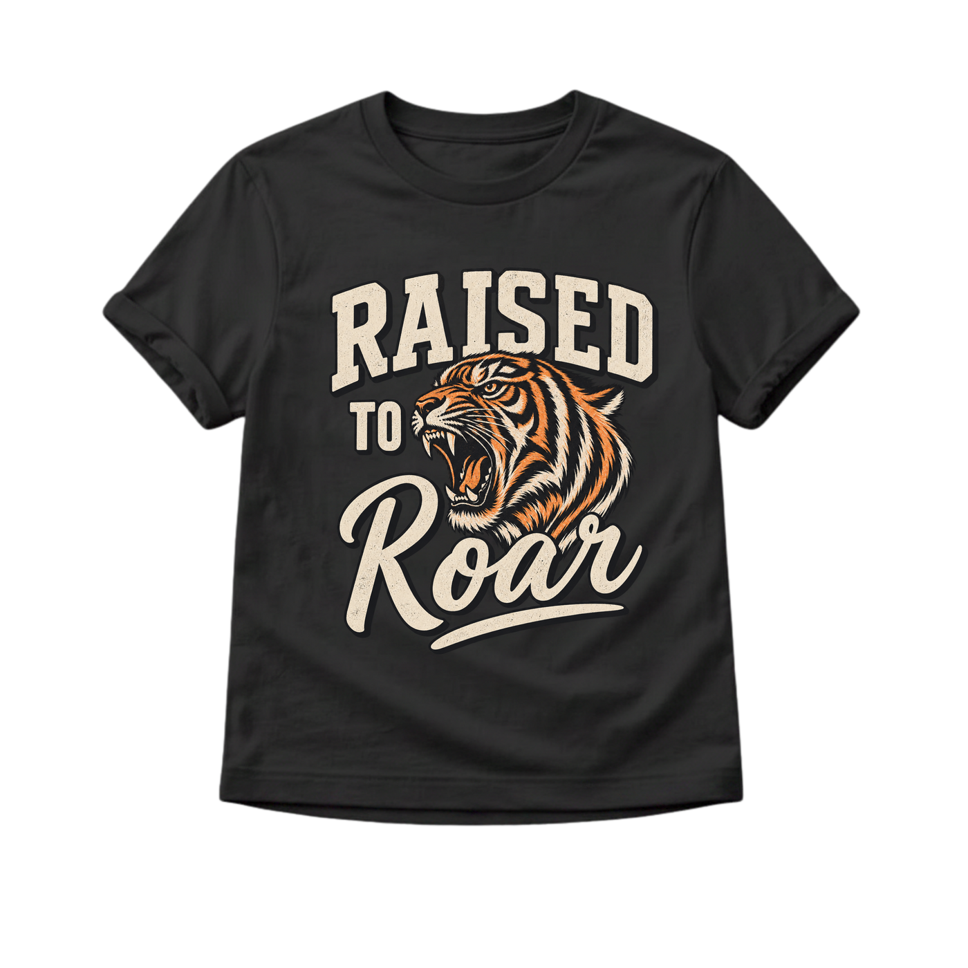 Tiger Shirt for Kids, Raised to Roar Toddler Tee, Baby Tiger Bodysuit, Boys Animal Shirt, Tiger Lover Gift, Wild Kids Graphic Tee