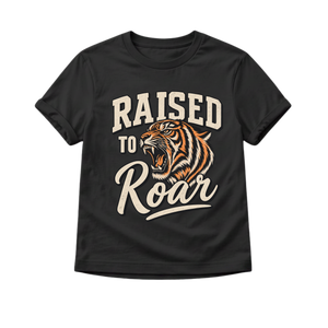 Tiger Shirt for Kids, Raised to Roar Toddler Tee, Baby Tiger Bodysuit, Boys Animal Shirt, Tiger Lover Gift, Wild Kids Graphic Tee