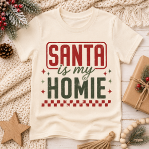Santa Is My Homie Natural Toddler