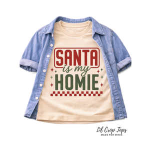 Santa Is My Homie Natural Toddler