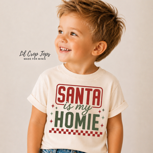 Santa Is My Homie Natural Toddler
