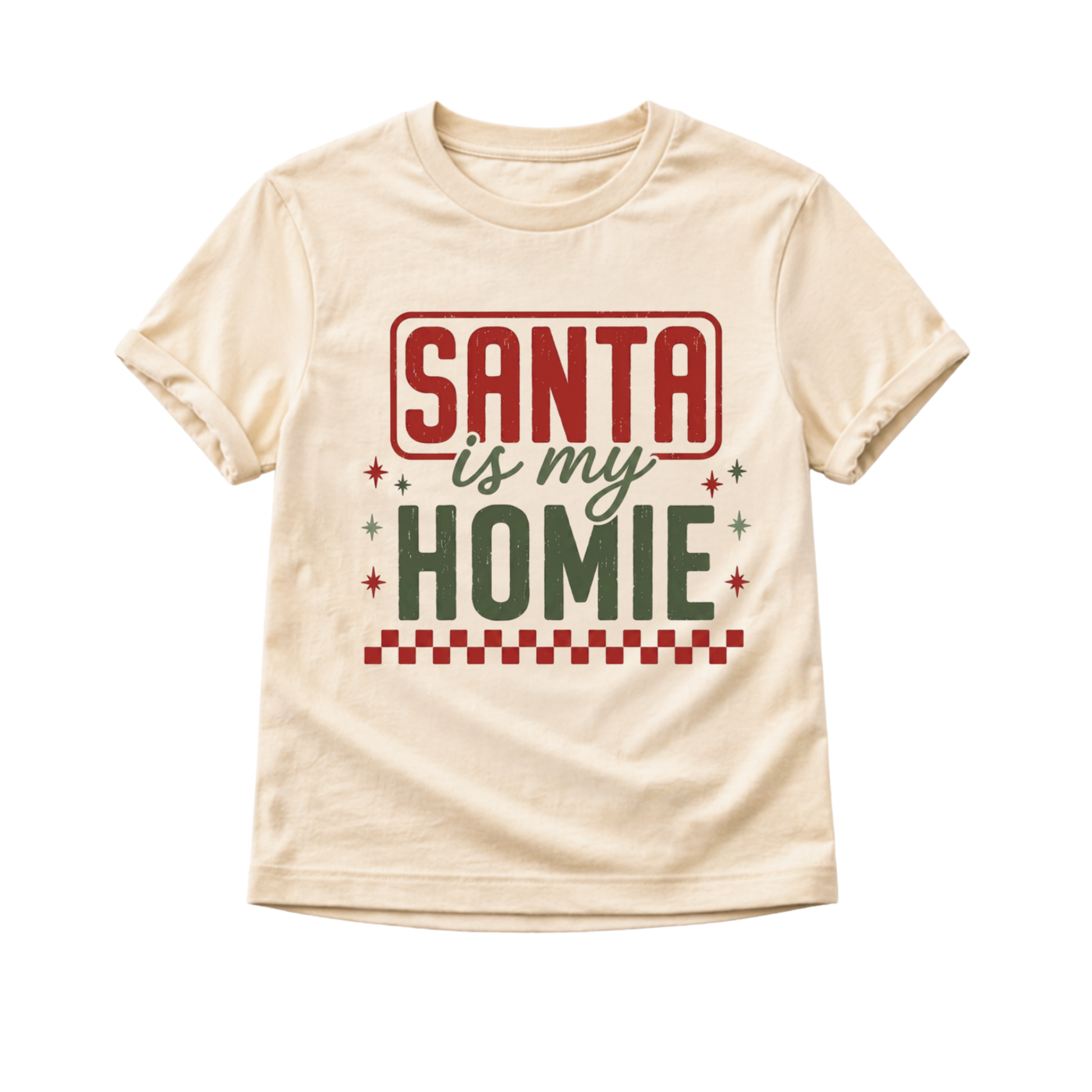 Santa Is My Homie Natural Toddler