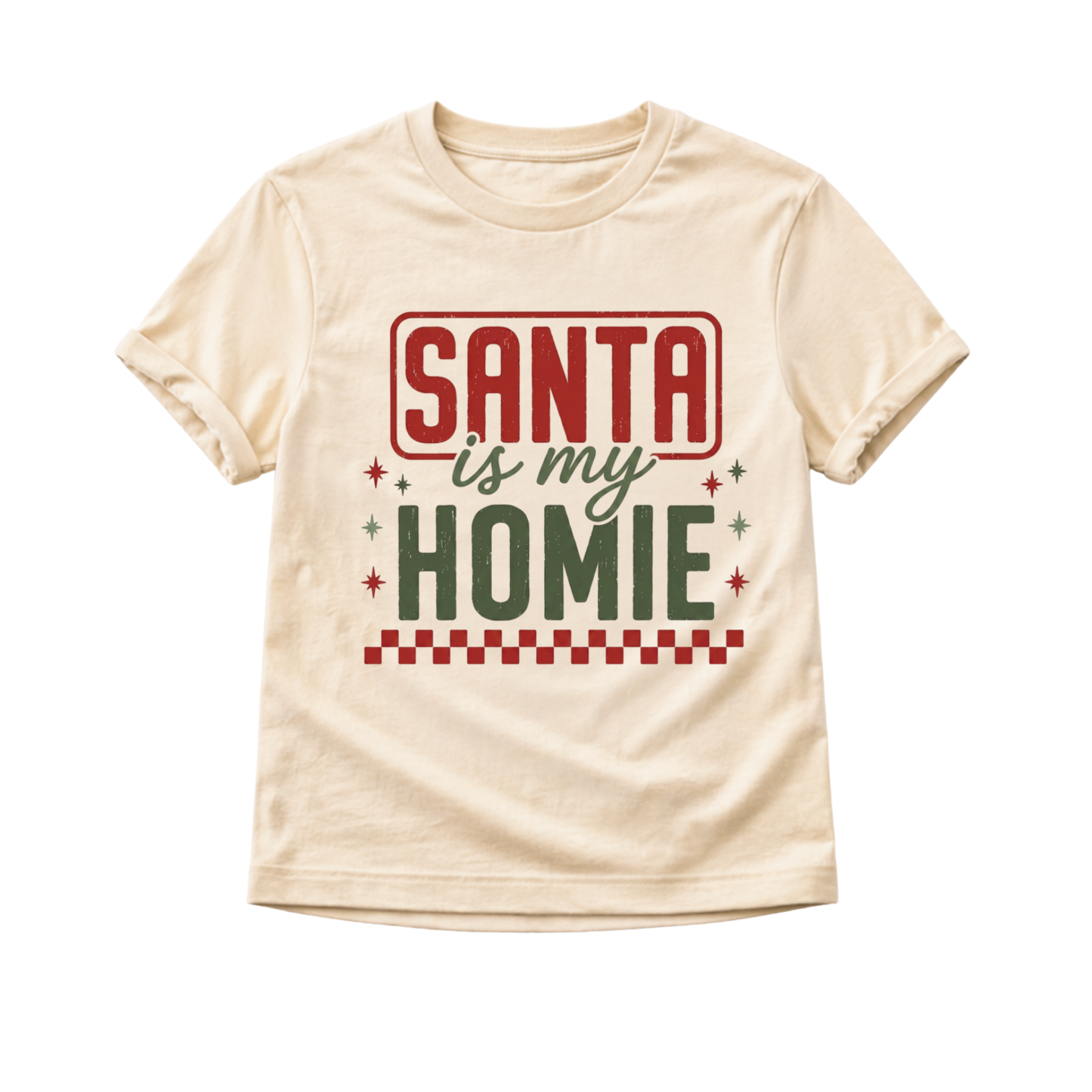 Santa Is My Homie Natural Toddler