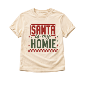 Santa Is My Homie Natural Toddler