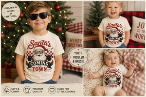 Santas Coming To Town Toddler