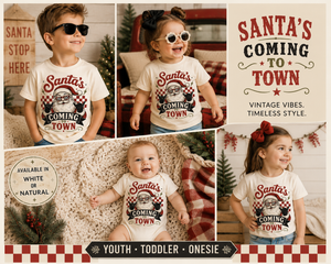 Santas Coming To Town Toddler