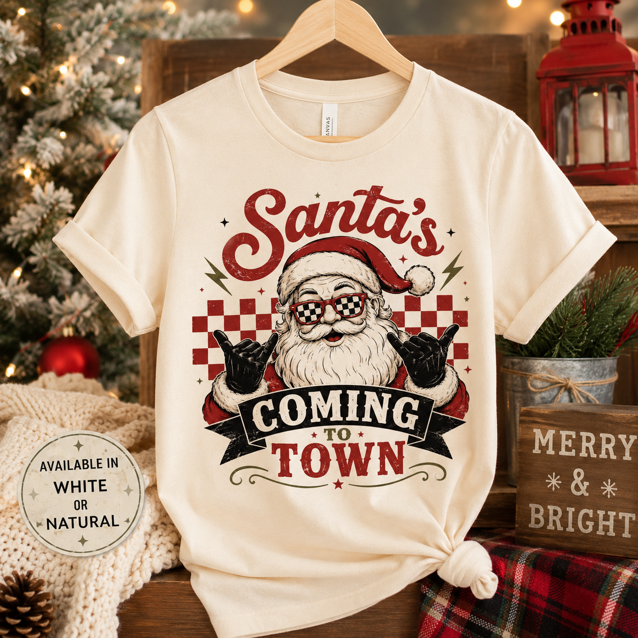 Santas Coming To Town Toddler