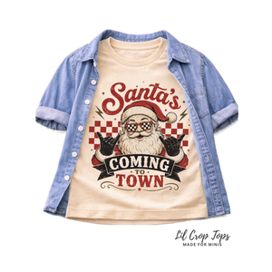 Santas Coming To Town Toddler