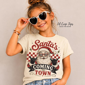 Santas Coming To Town Toddler
