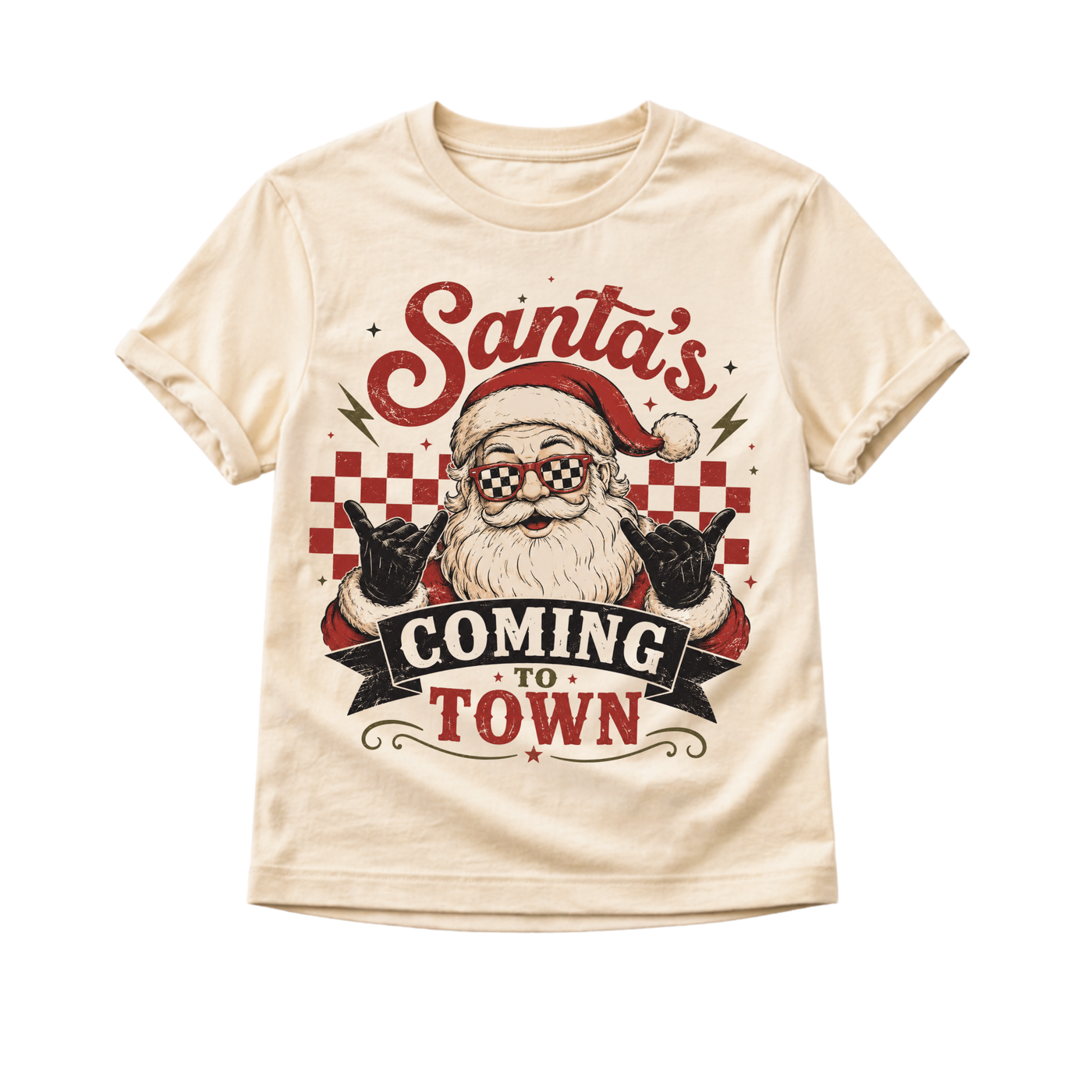 Santas Coming To Town Toddler