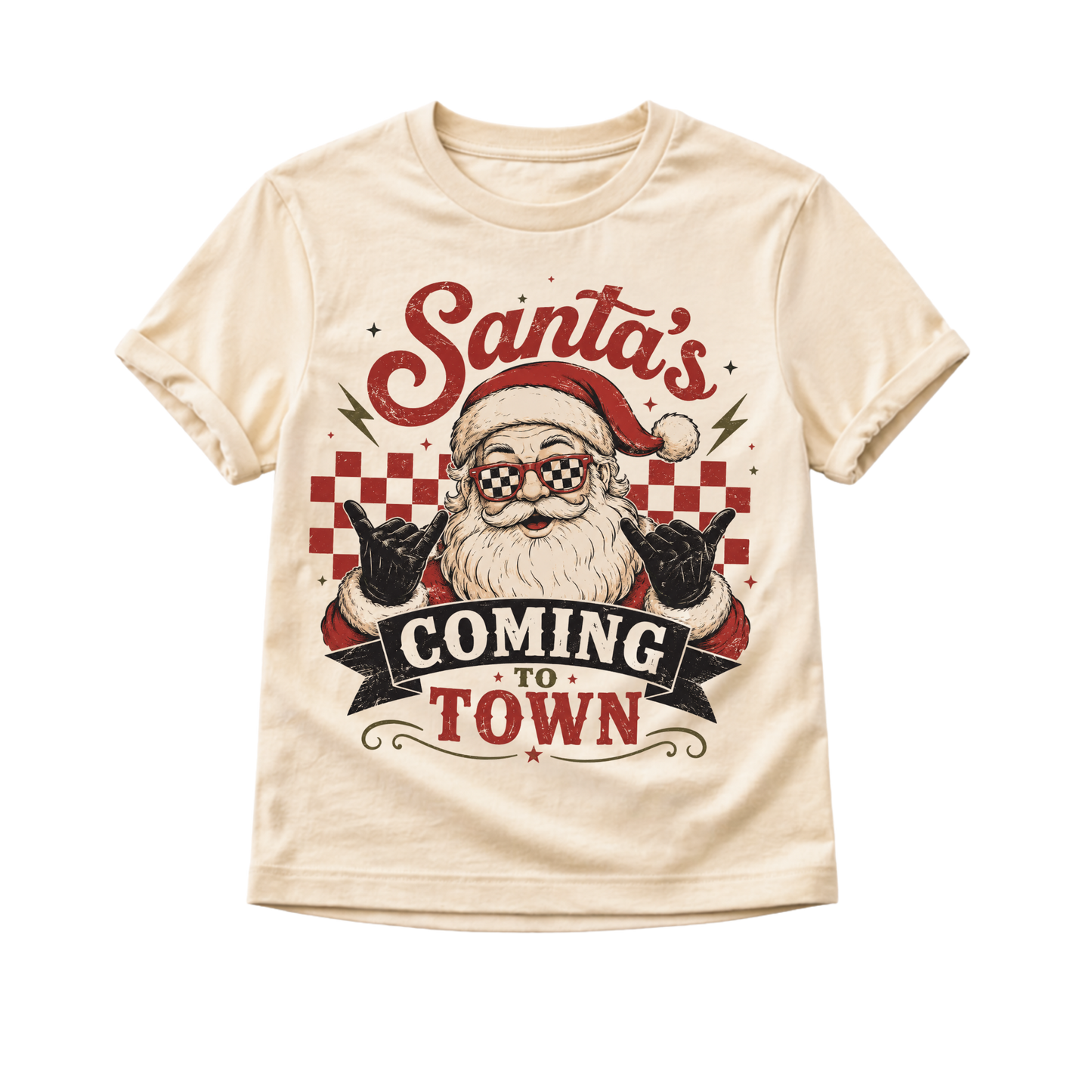Santas Coming To Town Toddler