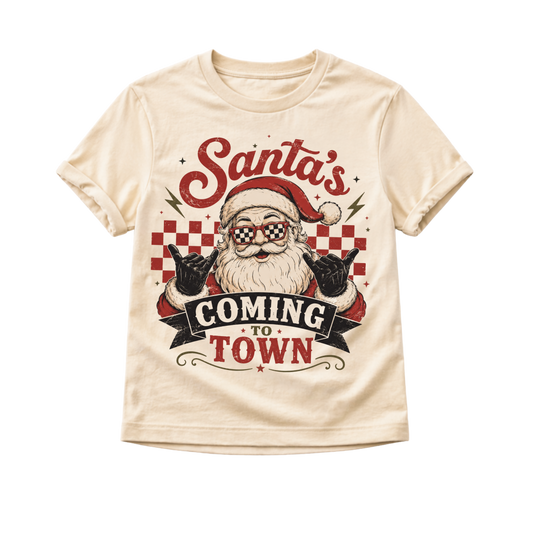 Santas Coming To Town Toddler
