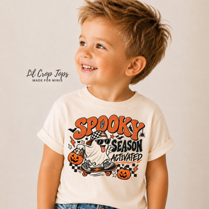 Kids Halloween Shirt, Spooky Season Shirt, Cute Ghost Shirt, Toddler Halloween Tee, Retro Halloween Shirt, Trick or Treat Kids Tee