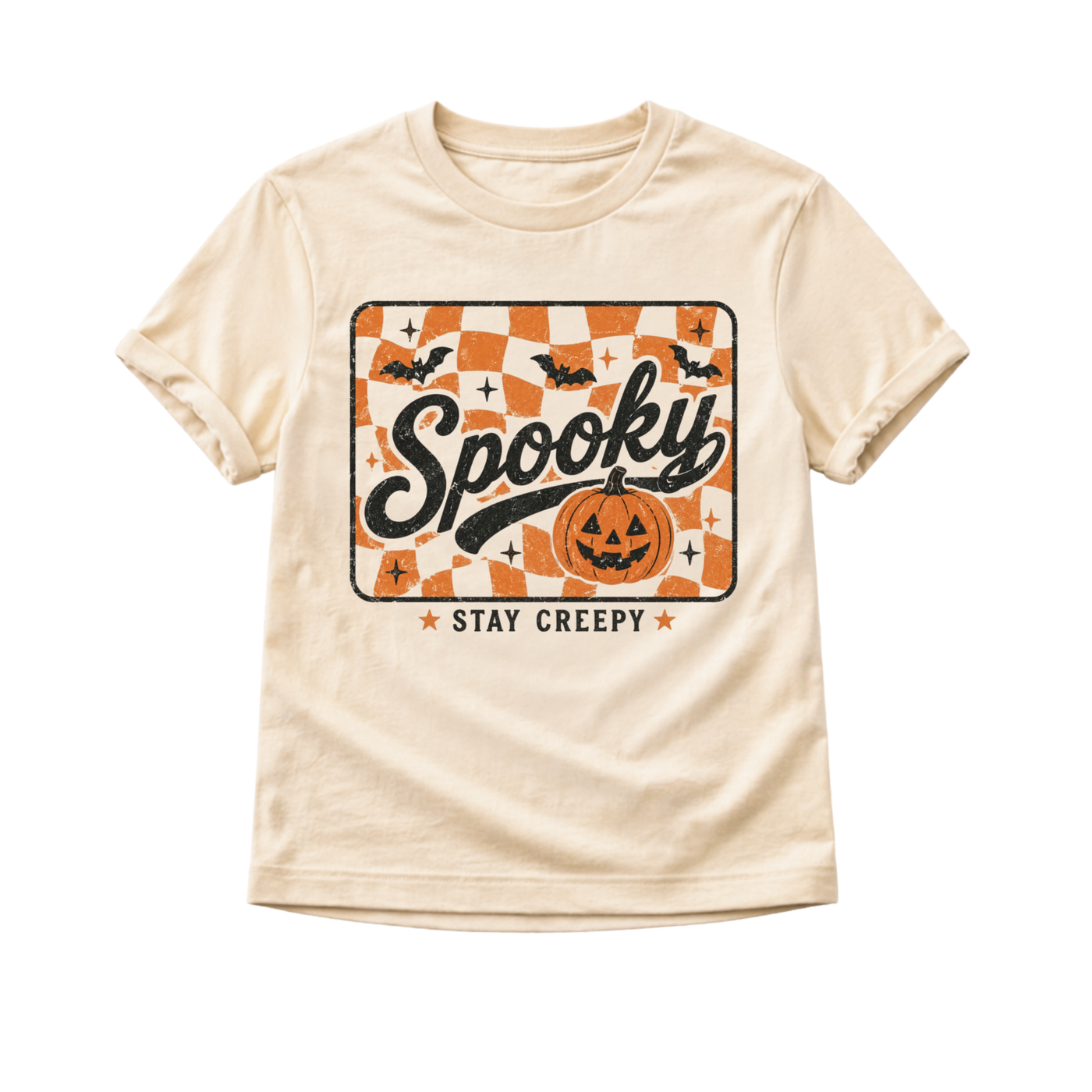 Kids Halloween Shirt, Spooky Toddler Tee, Baby Halloween Bodysuit, Retro Pumpkin Shirt, Halloween Outfit for Boys Girls