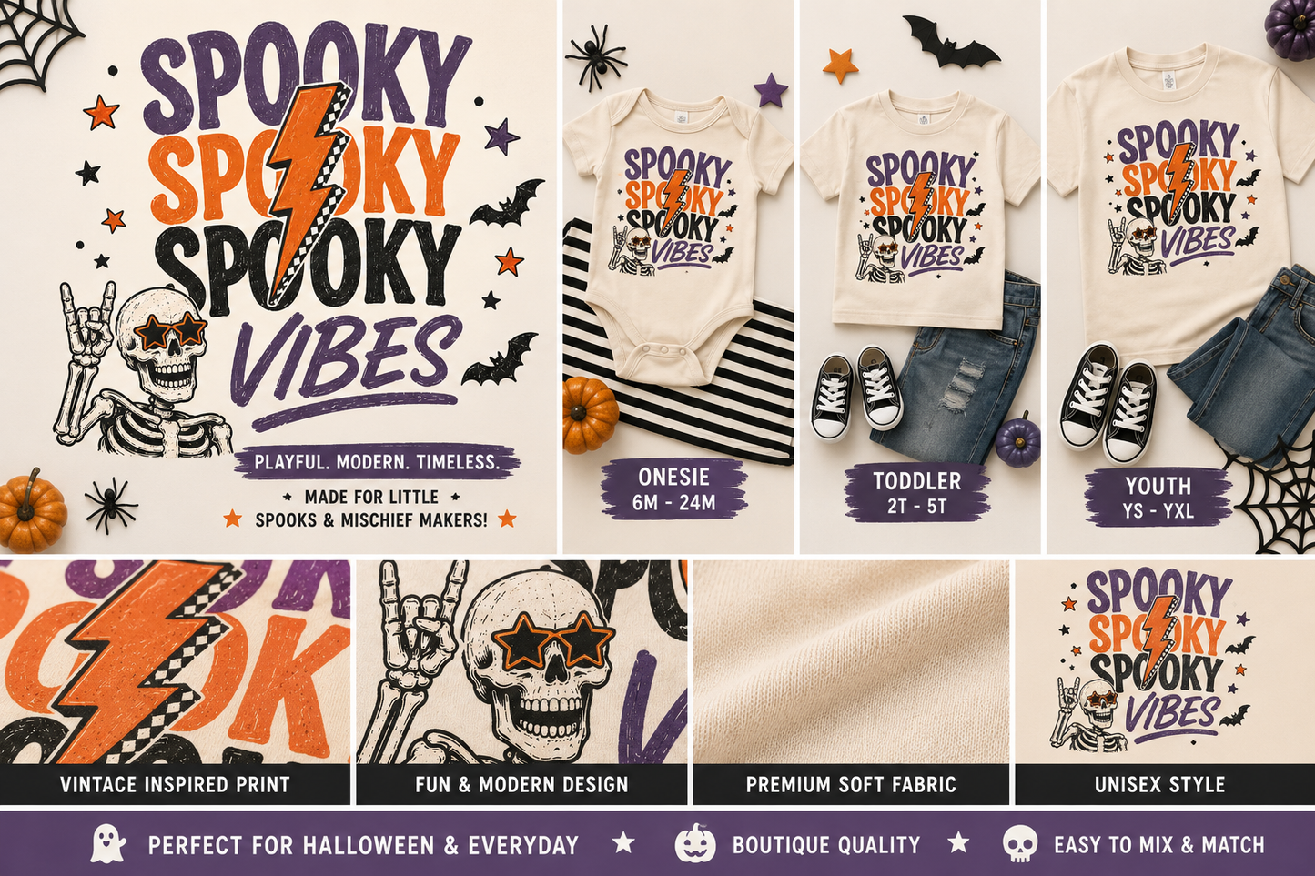 Spooky Vibes Toddler
