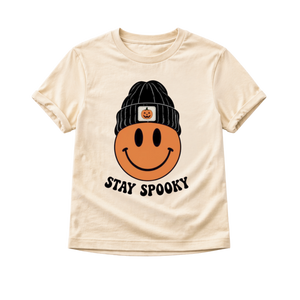 Stay Spooky Smiley Face Shirt, Halloween Smiley Shirt, Toddler Halloween Shirt, Kids Halloween Tee, Retro Halloween Shirt, Spooky Season Outfit