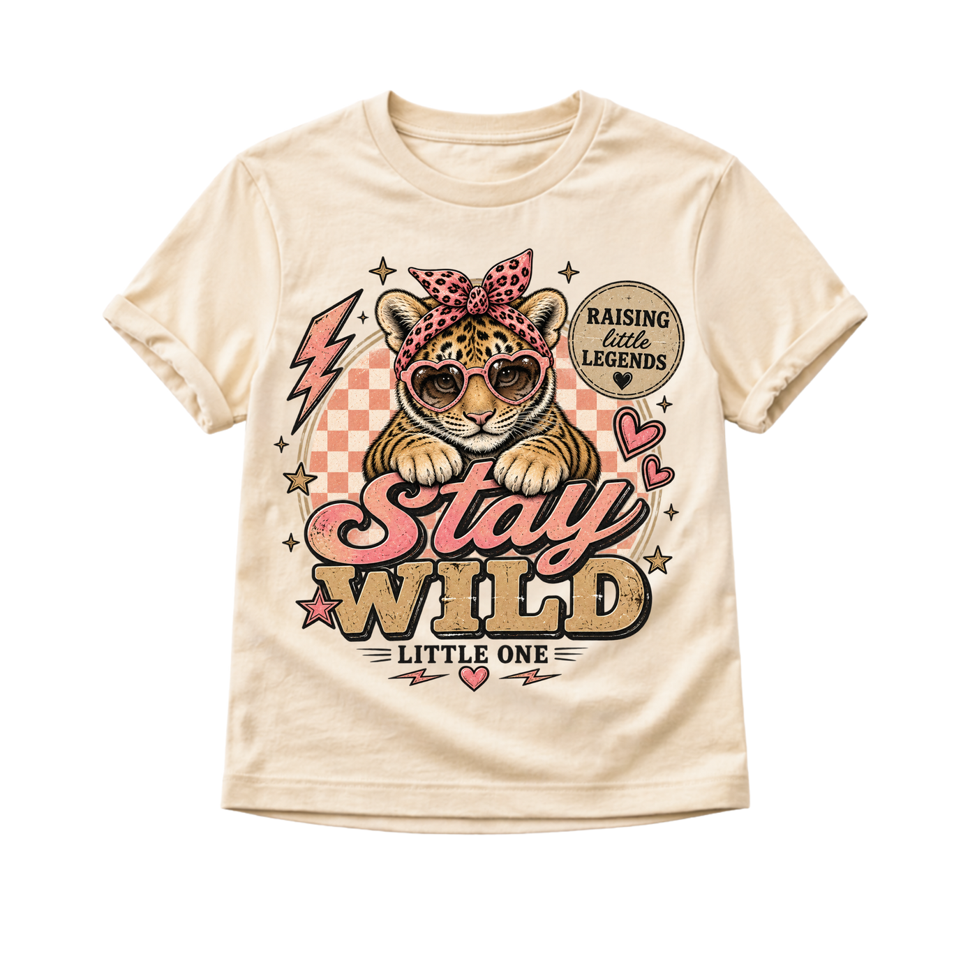 Girls Tiger Shirt, Stay Wild Kids Tee, Toddler Girl Graphic Shirt, Baby Tiger Bodysuit, Leopard Print Tiger Shirt, Wild Child Gift
