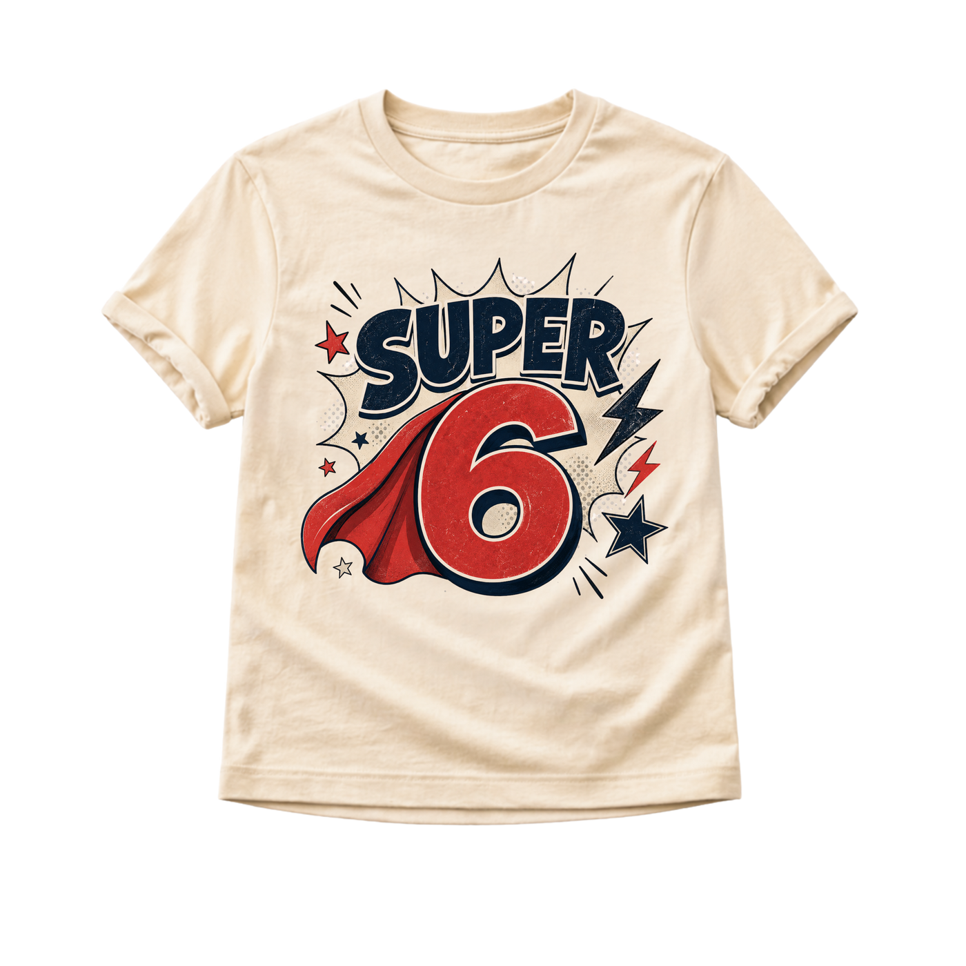 6th Birthday Shirt Boy, Super 6 Birthday Shirt, Superhero Birthday Tee, Boy Turning Six Shirt, 6 Year Old Birthday Outfit