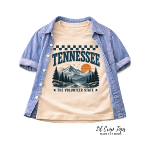 Tennessee Kids Shirt, Tennessee Toddler Tee, Baby Tennessee Bodysuit, Smoky Mountain Kids Shirt, Tennessee Gift for Kids, Adventure Tee