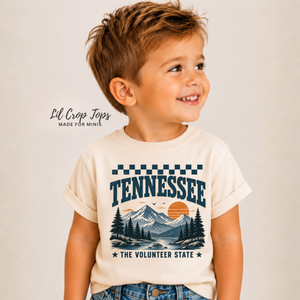 Tennessee Kids Shirt, Tennessee Toddler Tee, Baby Tennessee Bodysuit, Smoky Mountain Kids Shirt, Tennessee Gift for Kids, Adventure Tee