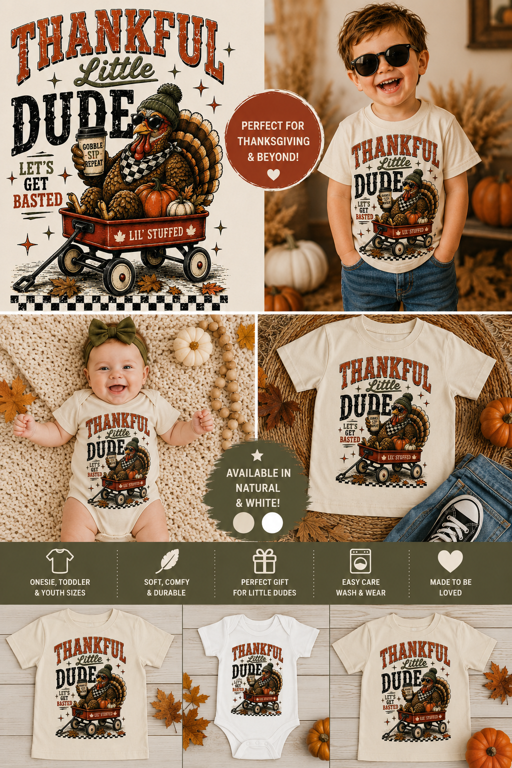 Thankful Little Dude Toddler