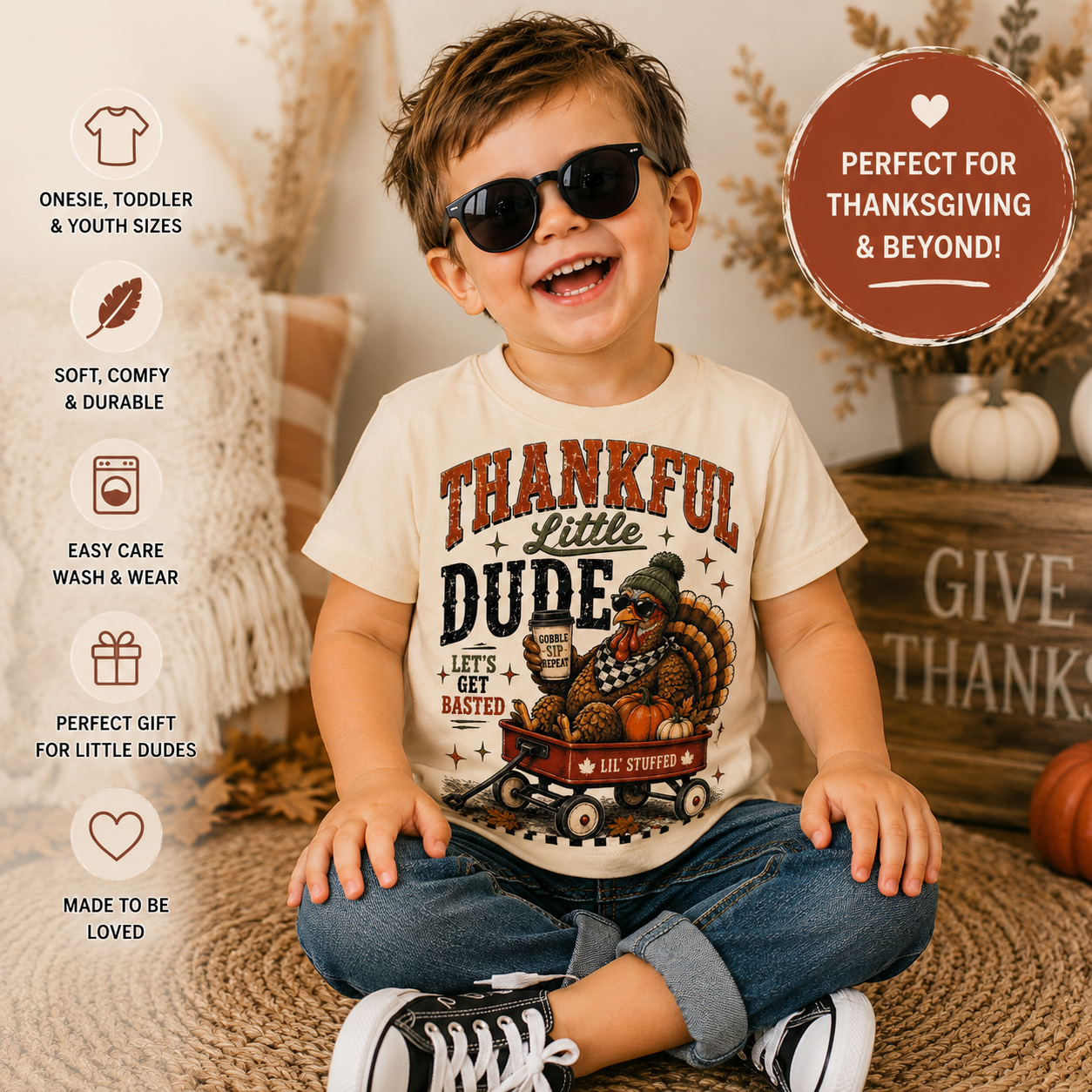 Thankful Little Dude Toddler