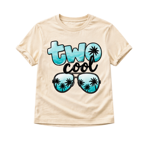 Two Cool Birthday Shirt, 2nd Birthday Shirt, Two Cool Birthday Outfit, Toddler Second Birthday Shirt, Beach Birthday Tee, Summer Birthday Shirt