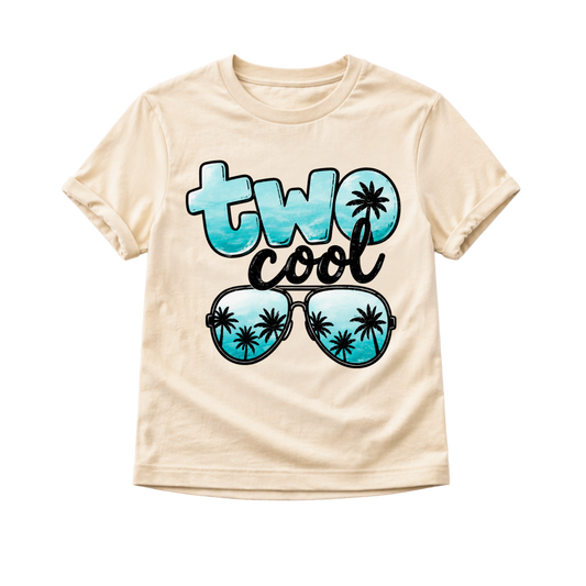 Two Cool Birthday Shirt, 2nd Birthday Shirt, Two Cool Birthday Outfit, Toddler Second Birthday Shirt, Beach Birthday Tee, Summer Birthday Shirt