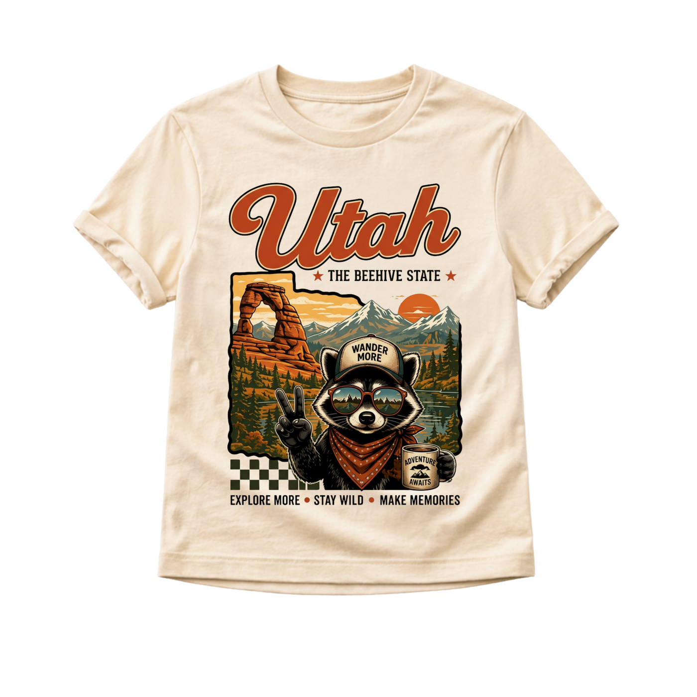 Utah Baby Gift, Utah Kids Shirt, Utah Baby Bodysuit, Toddler Utah Shirt, Beehive State Tee, Little Explorer Mountain Adventure Outfit