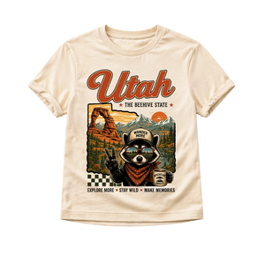 Utah Baby Gift, Utah Kids Shirt, Utah Baby Bodysuit, Toddler Utah Shirt, Beehive State Tee, Little Explorer Mountain Adventure Outfit