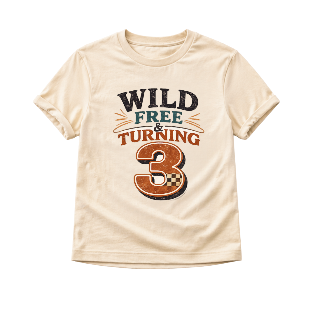 Wild Free & Turning 3 Toddler